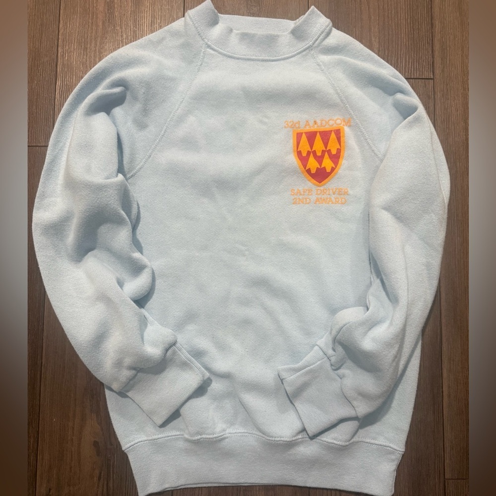 Vintage 90s Soffe USA 32d AADCOM Safe Driver Crewneck M